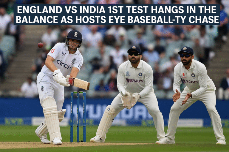 England vs India 1st Test