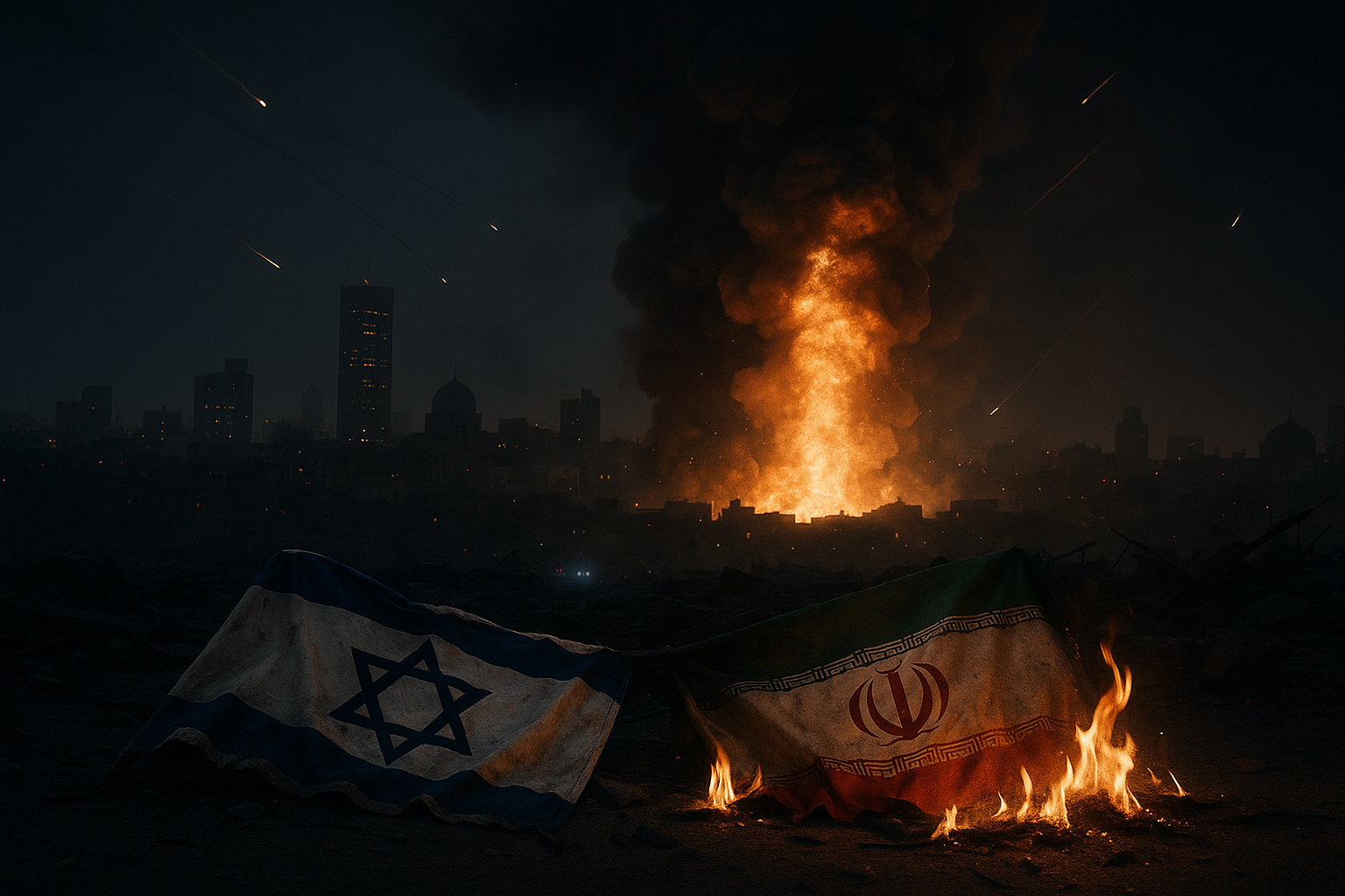 Israeli missile retaliation after Iran attacks Tel Aviv and Haifa - Middle East war escalation