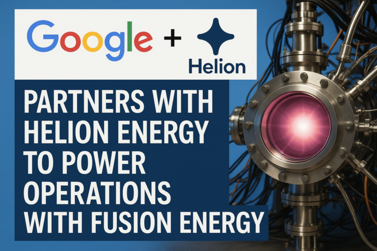 Google Signs Deal to Buy Fusion Energy from Bill Gates-Backed Nuclear Startup
