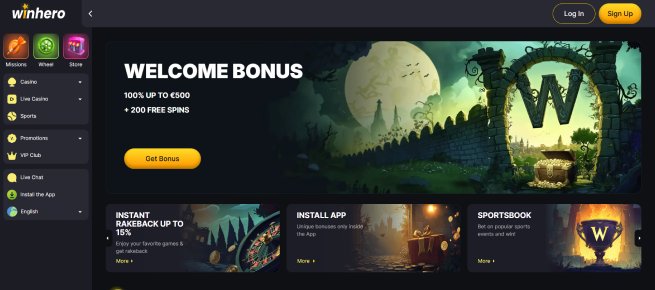 winhero Erlebe die Vielfalt von Winhero: Slots, Live Casino und Boni in Deutschland